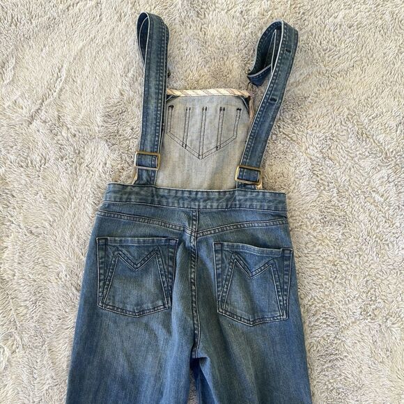 Marc By Marc Jacobs Women Blue Denim Overalls Jeans Jumpsuit Size 0 Y2K Vintage - Picture 10 of 11